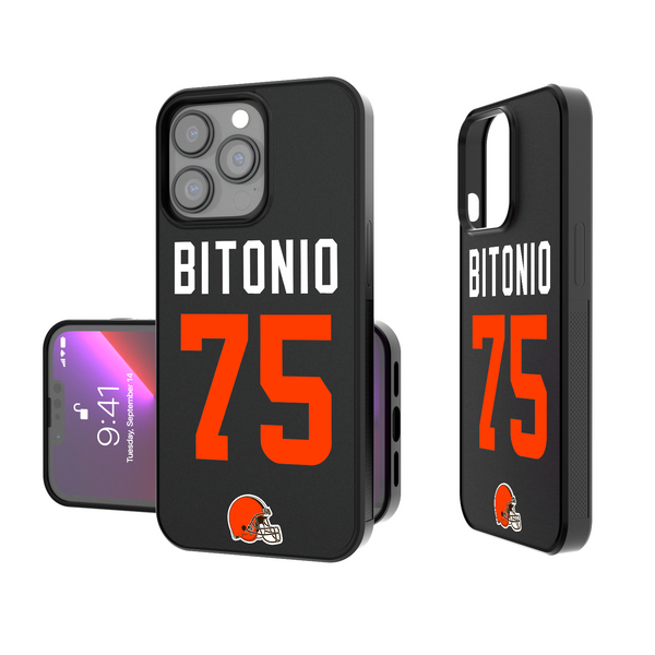 Joel Bitonio Cleveland Browns 75 Ready iPhone Bump Phone Case