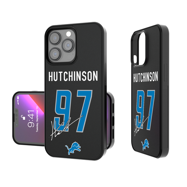 Aidan Hutchinson Detroit Lions 97 Ready iPhone Bump Phone Case