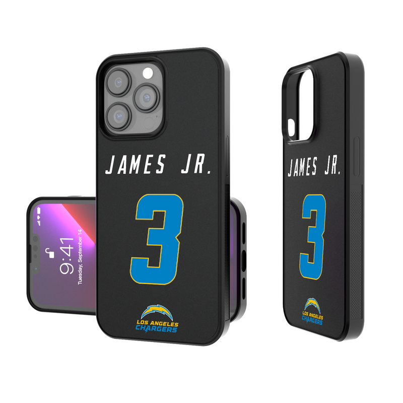Derwin James Jr. Los Angeles Chargers 3 Ready iPhone Bump Phone Case