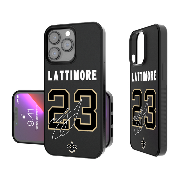 Marshon Lattimore New Orleans Saints 23 Ready iPhone Bump Phone Case