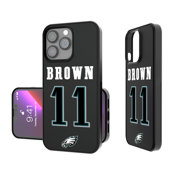 A.J. Brown Philadelphia Eagles 11 Ready iPhone Bump Phone Case
