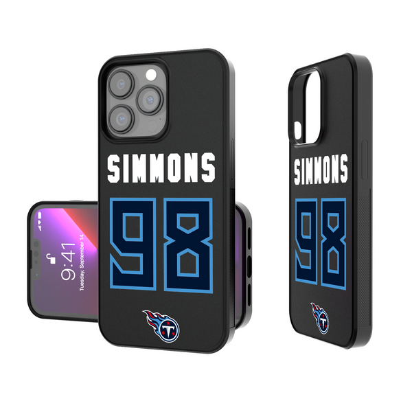 Jeffery Simmons Tennessee Titans 98 Ready iPhone Bump Phone Case