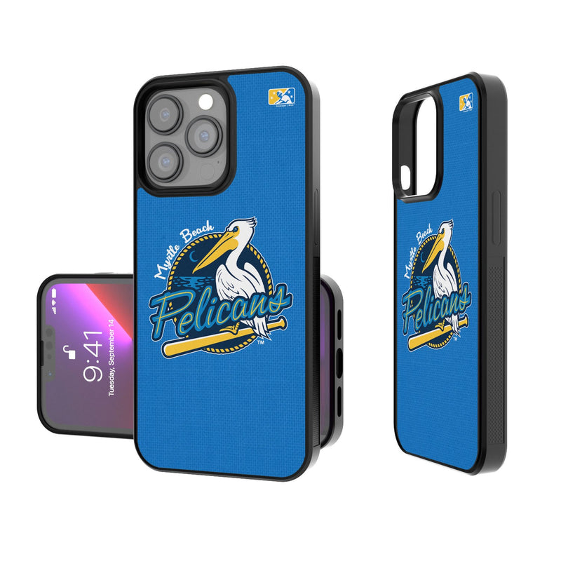 Myrtle Beach Pelicans Solid iPhone Bump Case