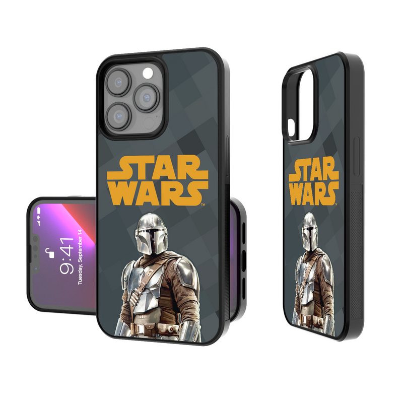 The Mandalorian Mando Color Block iPhone Bump Phone Case