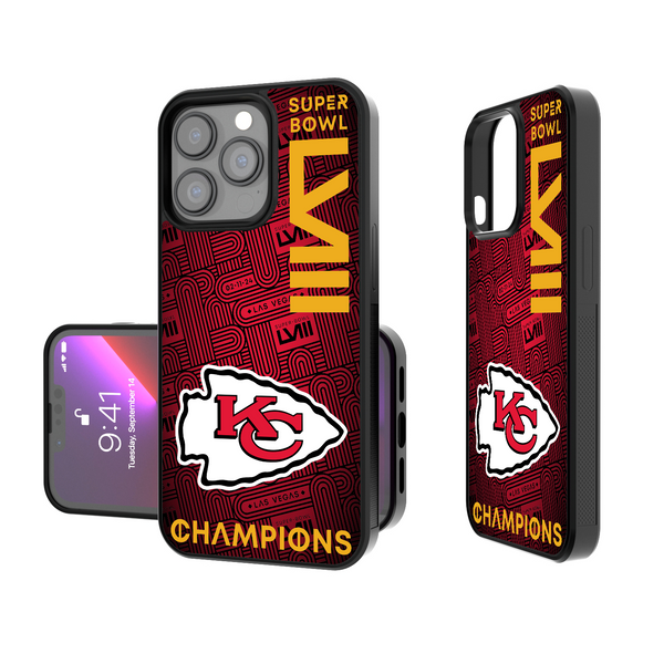 Kansas City Chiefs 2024 Super Bowl iPhone Bump Phone Case