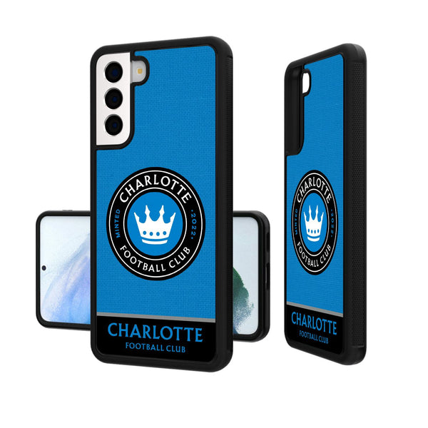 Charlotte FC  Solid Wordmark Galaxy Bump Case