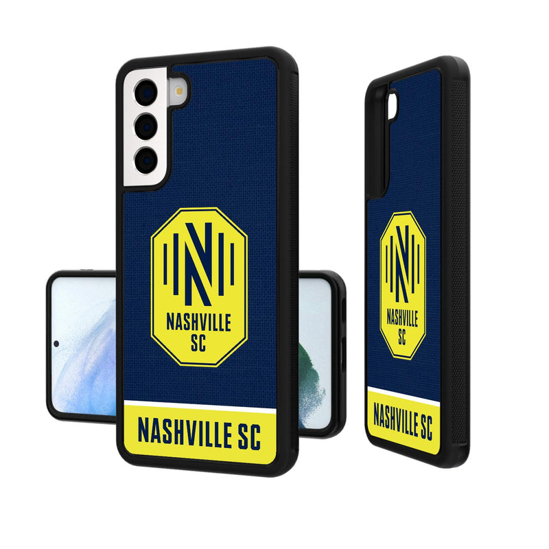 Nashville SC  Solid Wordmark Galaxy Bump Case
