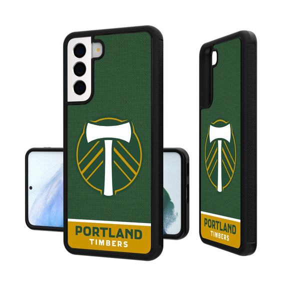 Portland Timbers   Solid Wordmark Galaxy Bump Case