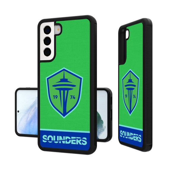 Seattle Sounders FC   Endzone Solid Galaxy Bump Phone Case