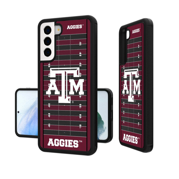 Texas A&M Aggies Football Field Galaxy Bump Case