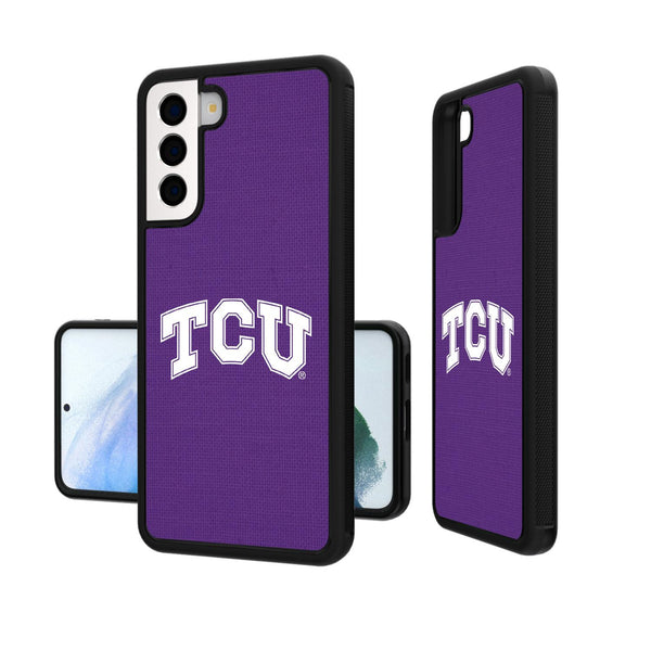 Texas Christian Horned Frogs Solid Galaxy Bump Case