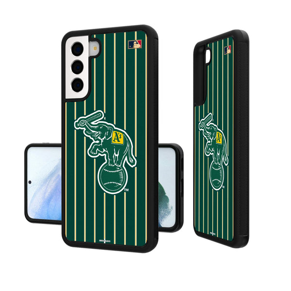 Oakland As  Home 1988 - Cooperstown Collection Pinstripe Galaxy Bump Case