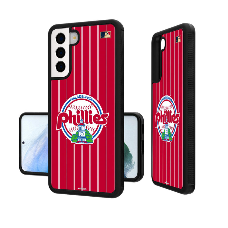 Philadelphia Phillies 1984-1991 - Cooperstown Collection Pinstripe Galaxy Bump Case