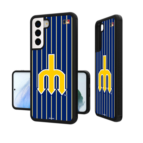 Seattle Mariners 1977-1980 - Cooperstown Collection Pinstripe Galaxy Bump Case