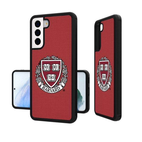 Harvard Crimson Solid Galaxy Bump Case