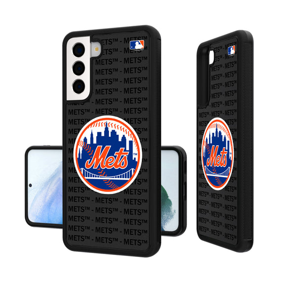 New York Mets Blackletter Galaxy Bump Case