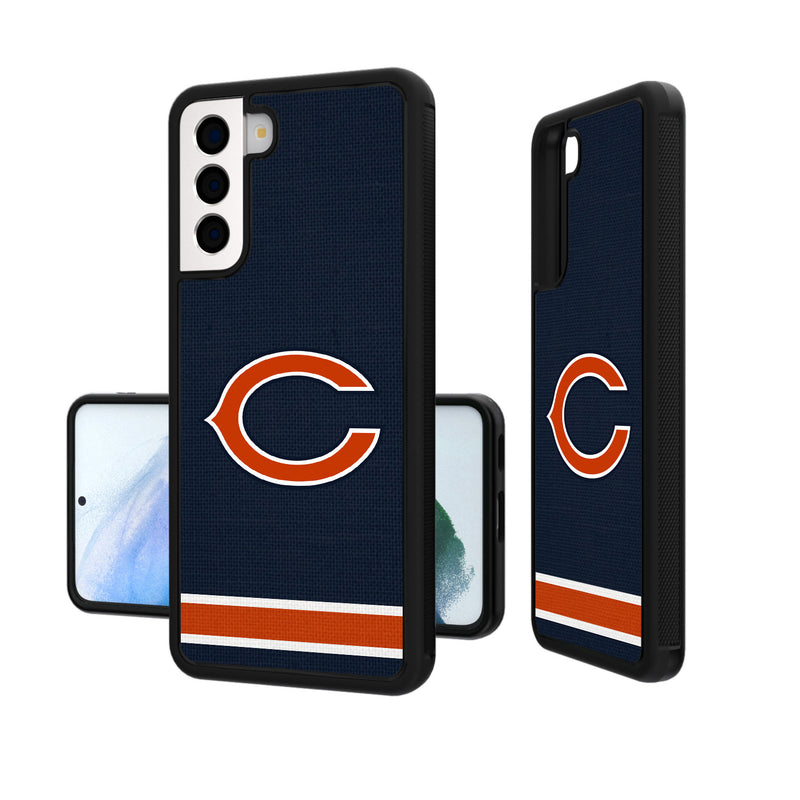 Chicago Bears Stripe Galaxy Bump Case