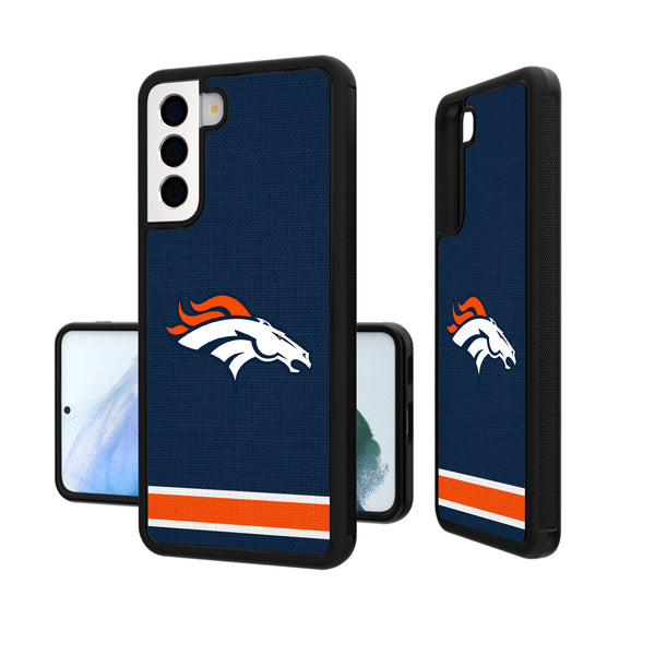 Denver Broncos Stripe Galaxy Bump Case