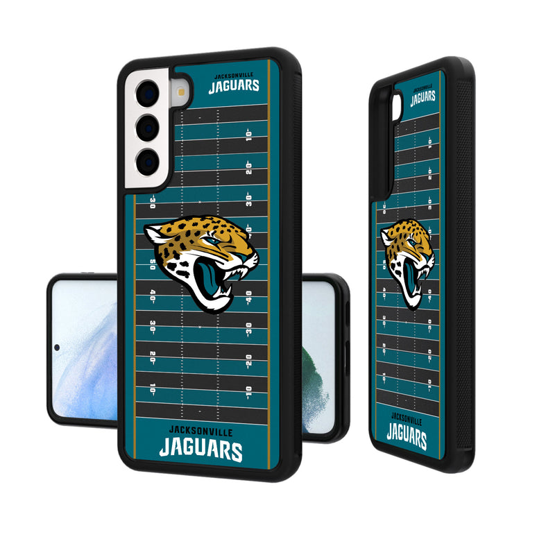 Jacksonville Jaguars Football Field Galaxy Bump Case