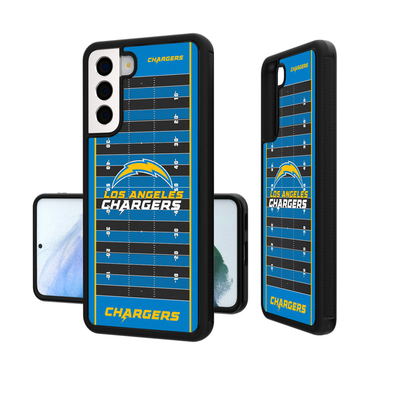 Los Angeles Chargers Football Field Galaxy Bump Case