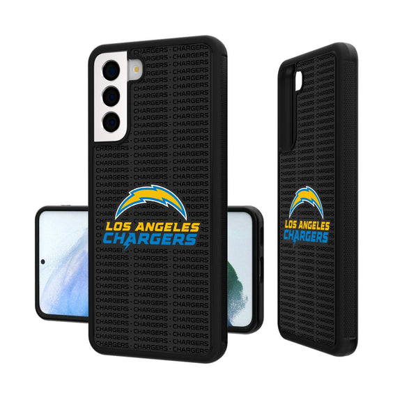 Los Angeles Chargers Blackletter Galaxy Bump Case