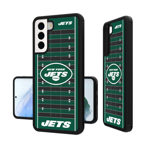 New York Jets Football Field Galaxy Bump Case