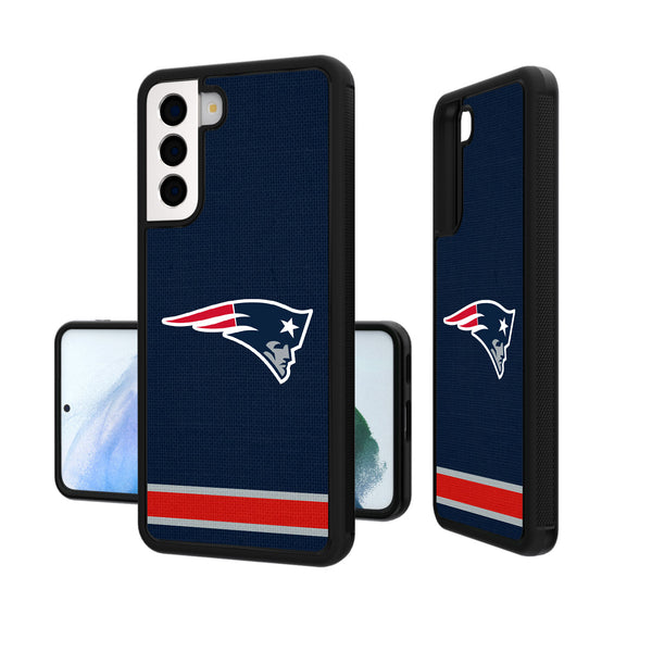 New England Patriots Stripe Galaxy Bump Case