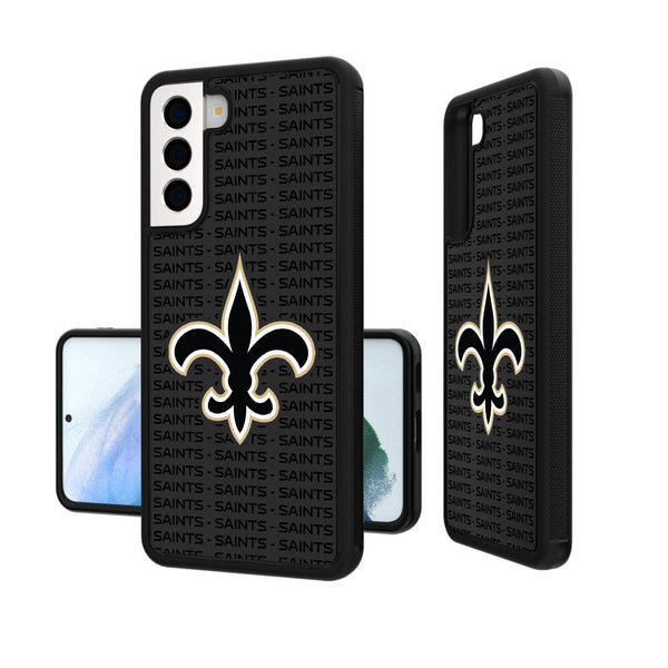 New Orleans Saints Blackletter Galaxy Bump Case