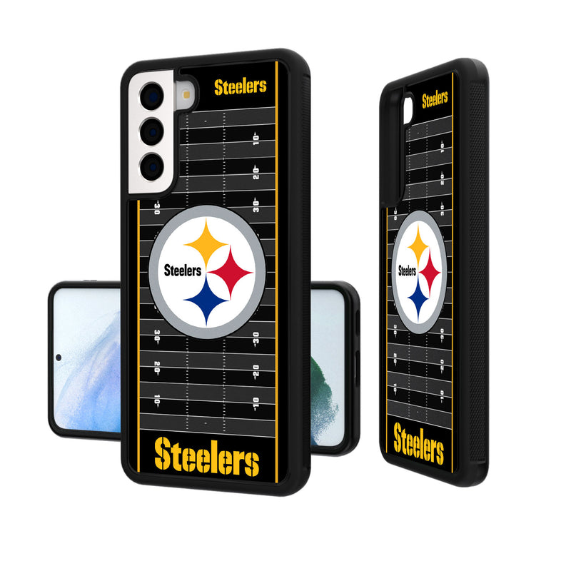 Pittsburgh Steelers Football Field Galaxy Bump Case