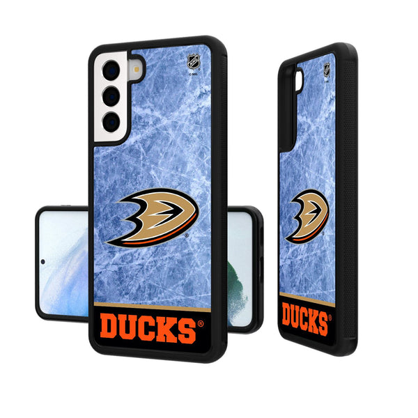 Anaheim Ducks Ice Wordmark Galaxy Bump Case