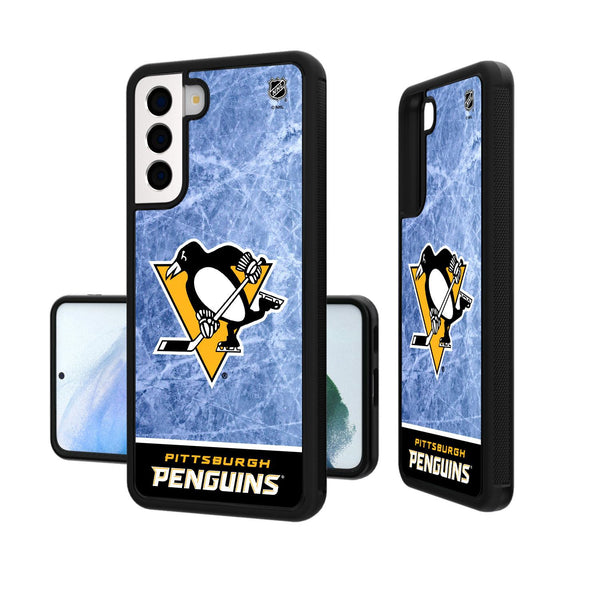 Pittsburgh Penguins Ice Wordmark Galaxy Bump Case