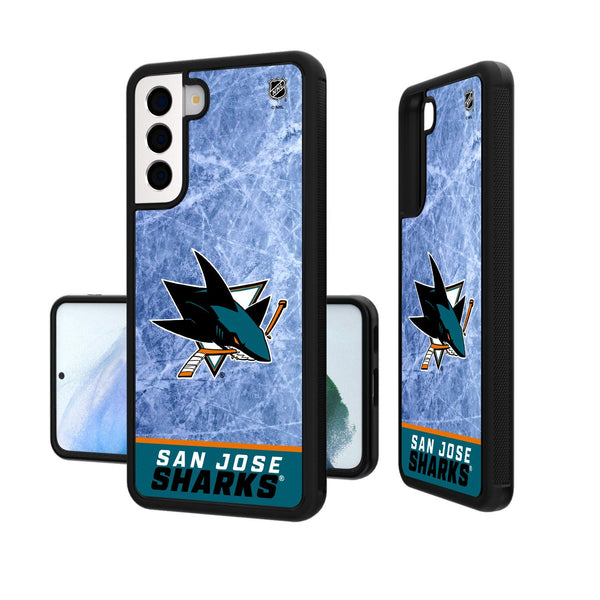 San Jose Sharks Ice Wordmark Galaxy Bump Case