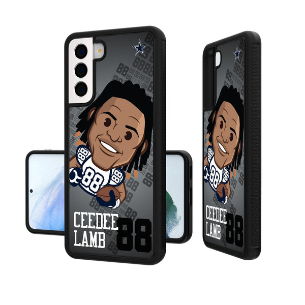 CeeDee Lamb Dallas Cowboys 88 Emoji Galaxy S20 Bumper Case