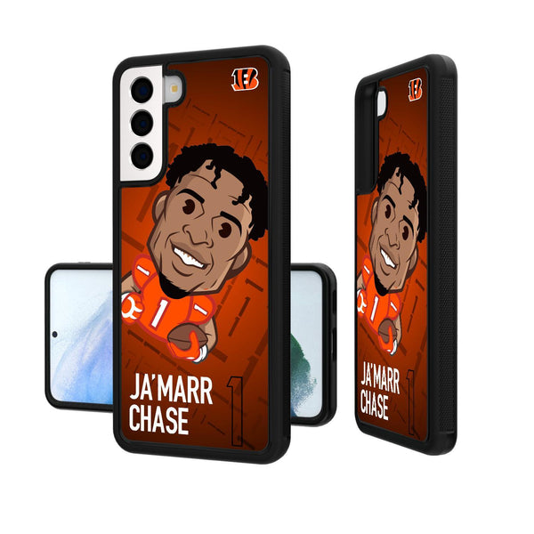 Ja'Marr Chase Cincinnati Bengals 1 Emoji Galaxy S20 Bumper Case