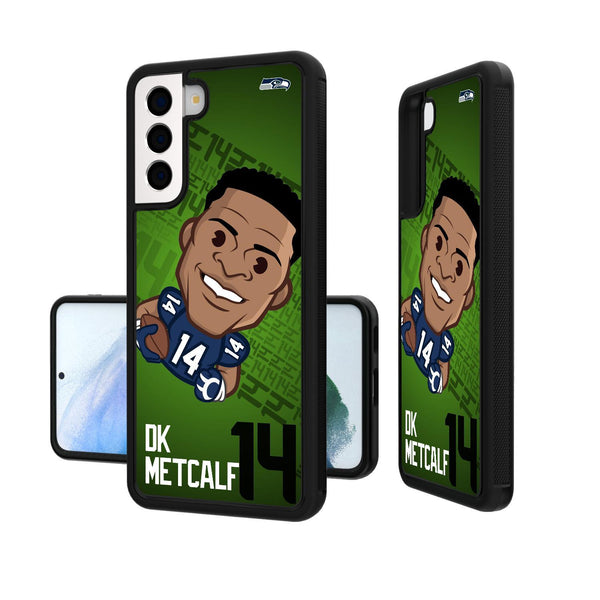 DK Metcalf Seattle Seahawks 14 Emoji Galaxy S20 Bumper Case