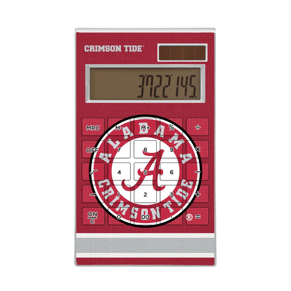 Alabama Crimson Tide Stripe Desktop Calculator
