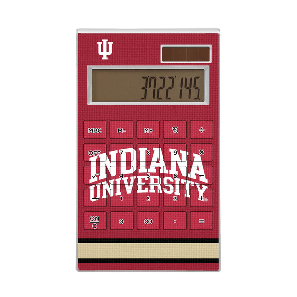 Indiana Hoosiers Stripe Desktop Calculator