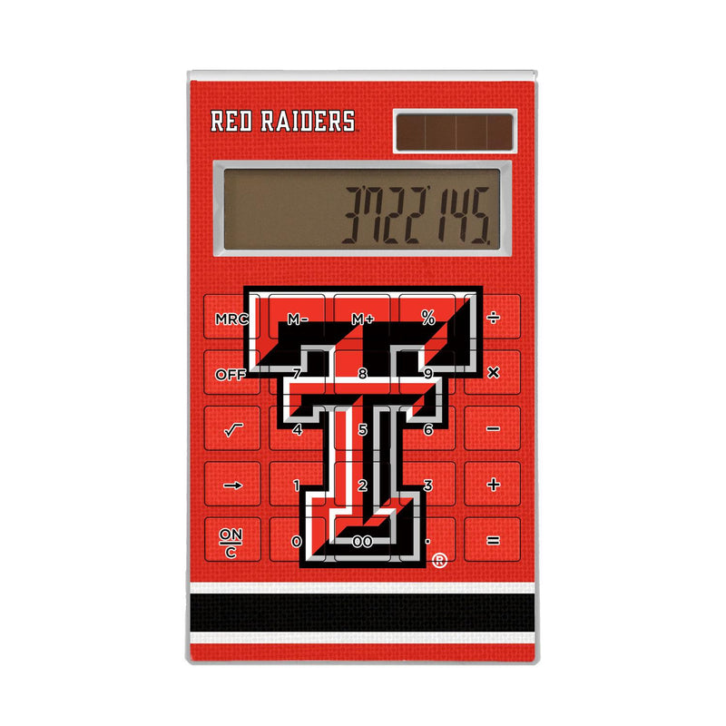 Texas Tech Red Raiders Stripe Desktop Calculator