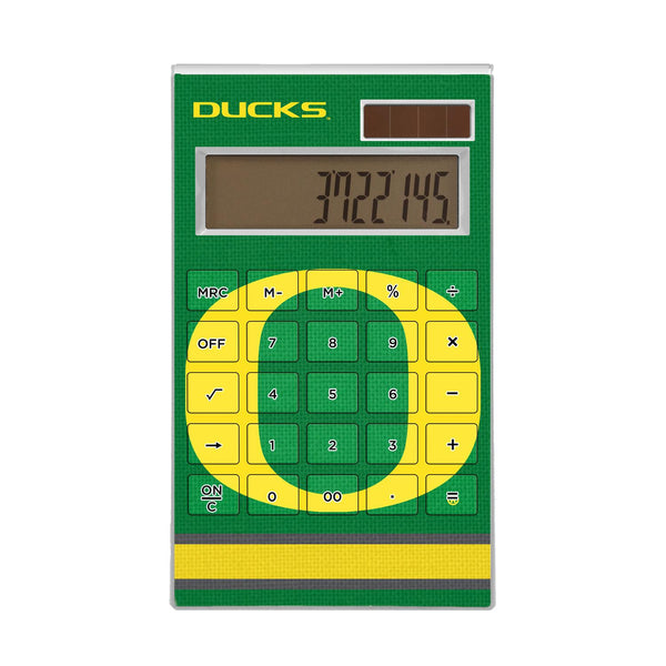 Oregon Ducks Stripe Desktop Calculator