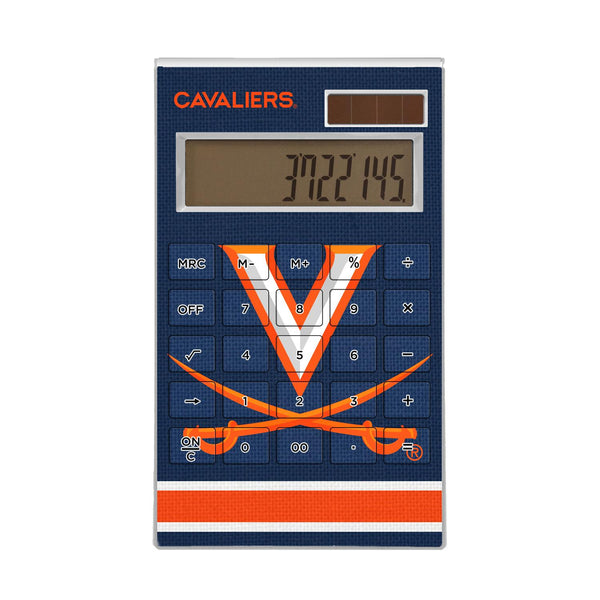 Virginia Cavaliers Stripe Desktop Calculator