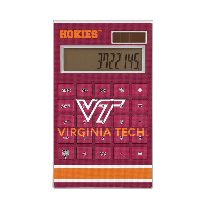 Virginia Tech Hokies Stripe Desktop Calculator
