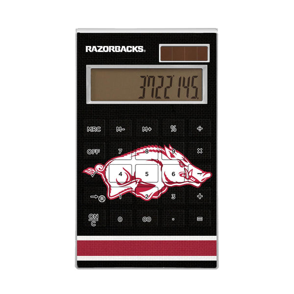 Arkansas Razorbacks Stripe Desktop Calculator