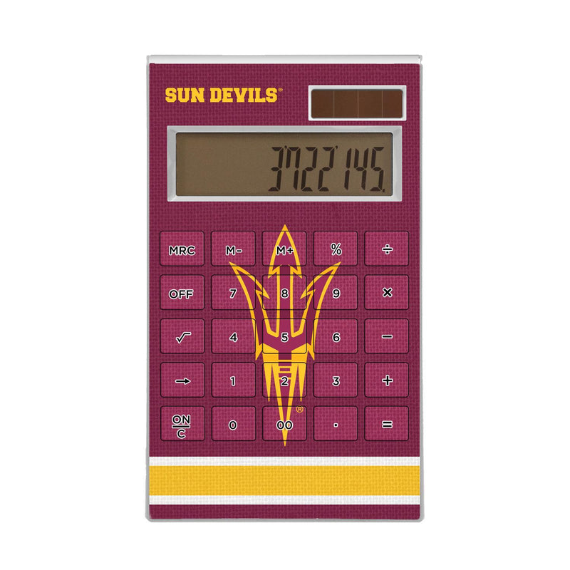 Arizona State Sun Devils Stripe Desktop Calculator