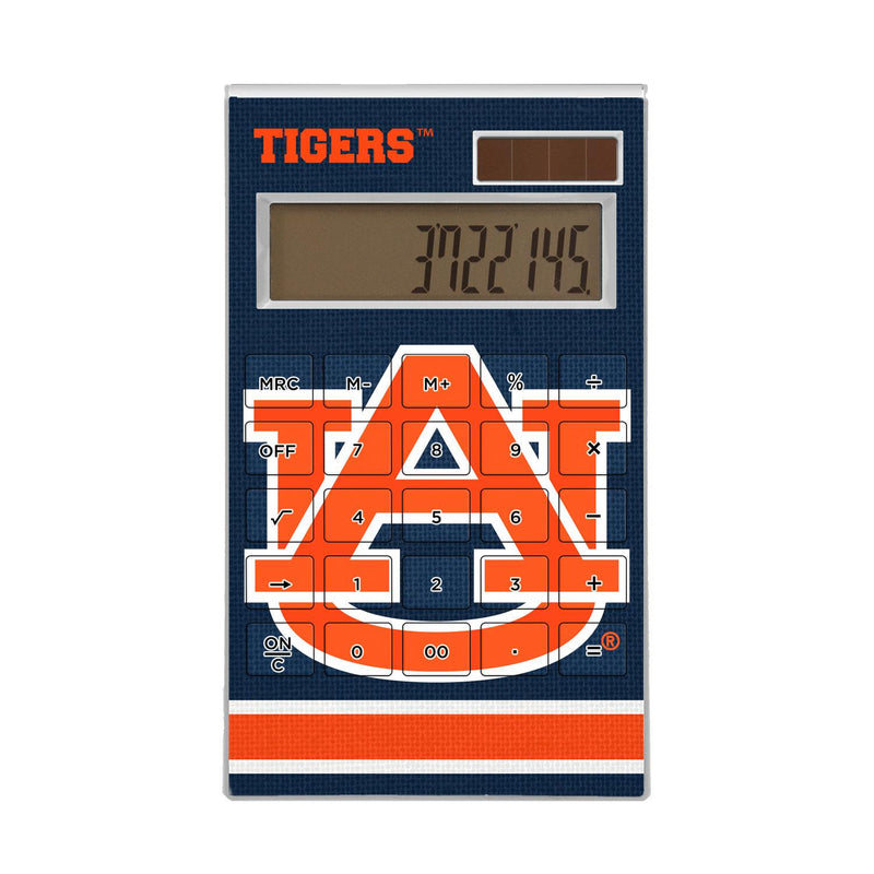 Auburn Tigers Stripe Desktop Calculator