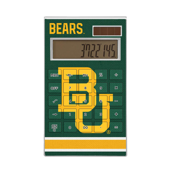 Baylor Bears Stripe Desktop Calculator