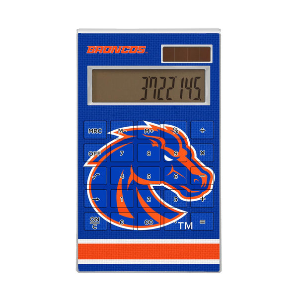 Boise State Broncos Stripe Desktop Calculator