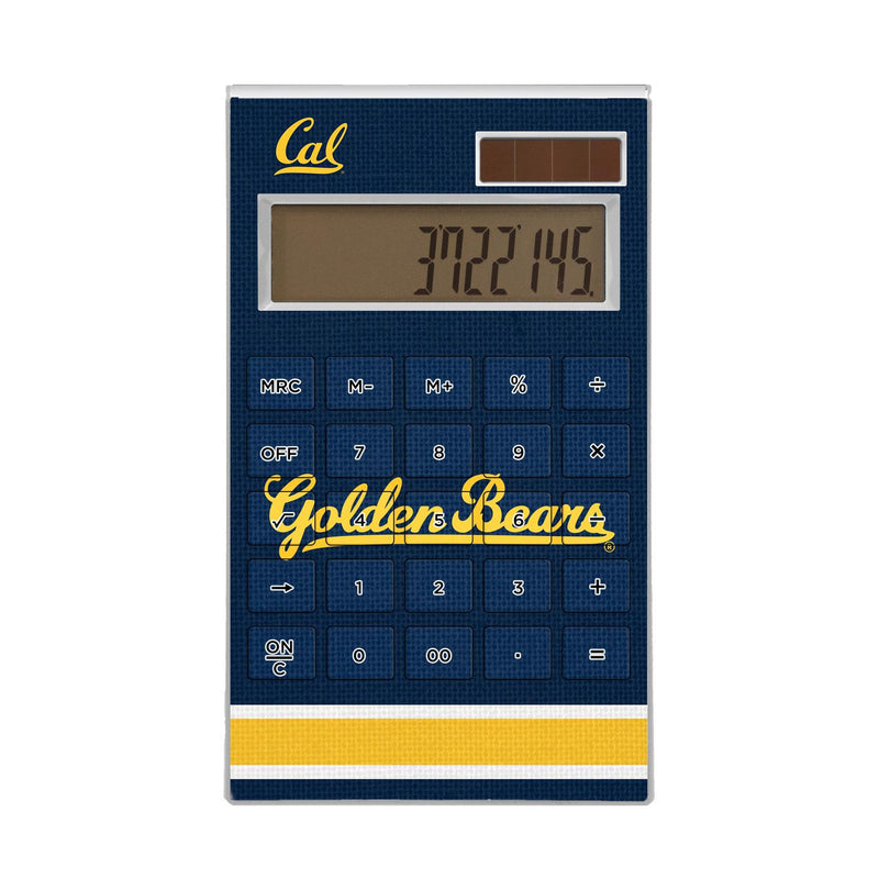 California Golden Bears Stripe Desktop Calculator