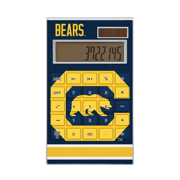 California Golden Bears Stripe Desktop Calculator