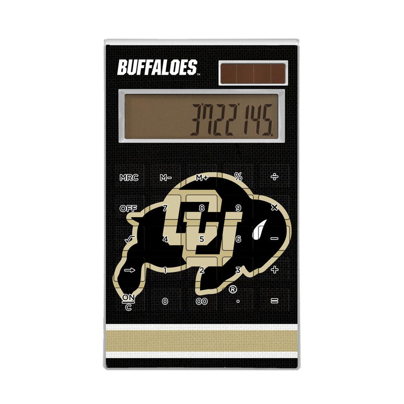Colorado Buffaloes Stripe Desktop Calculator