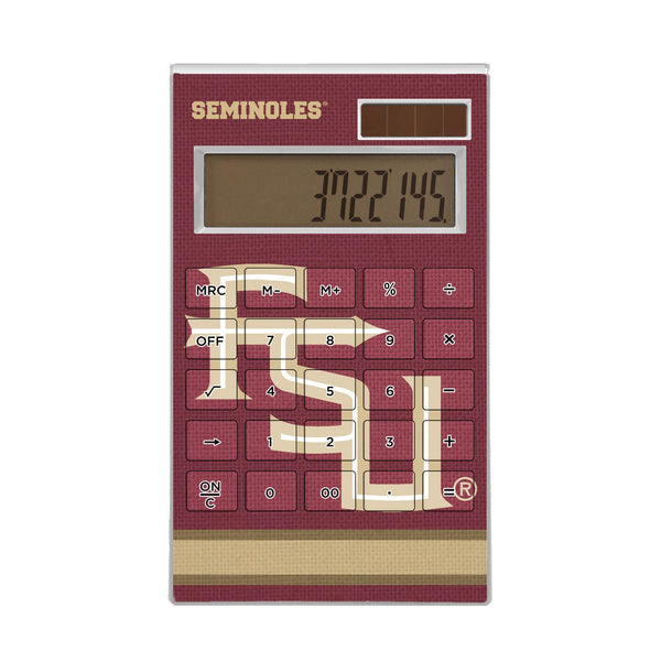 Florida State Seminoles Stripe Desktop Calculator